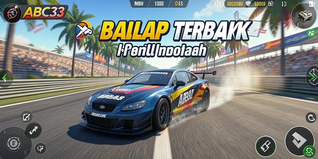 Tampilan gameplay menegangkan dari balapan di ABC33.