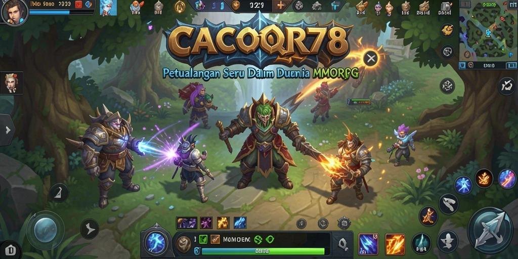 Tampilan gameplay seru dalam CACOR78 yang menampilkan pertarungan dan eksplorasi dunia.