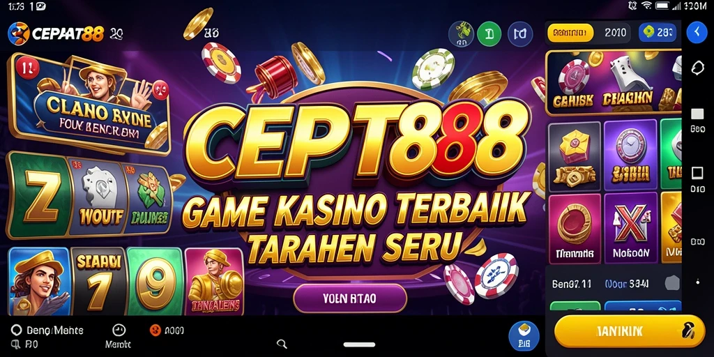Tampilan grafis menarik dalam gameplay Kasino yang mendebarkan.