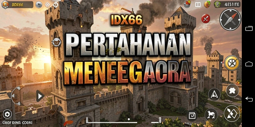 Tampilan menawan gameplay Tower Defense yang menantang.