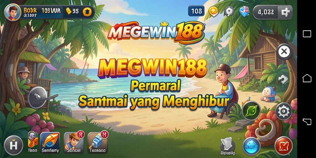 Tampilan gameplay MEGEWIN188 menunjukkan momen menyenangkan dalam permainan Casual.