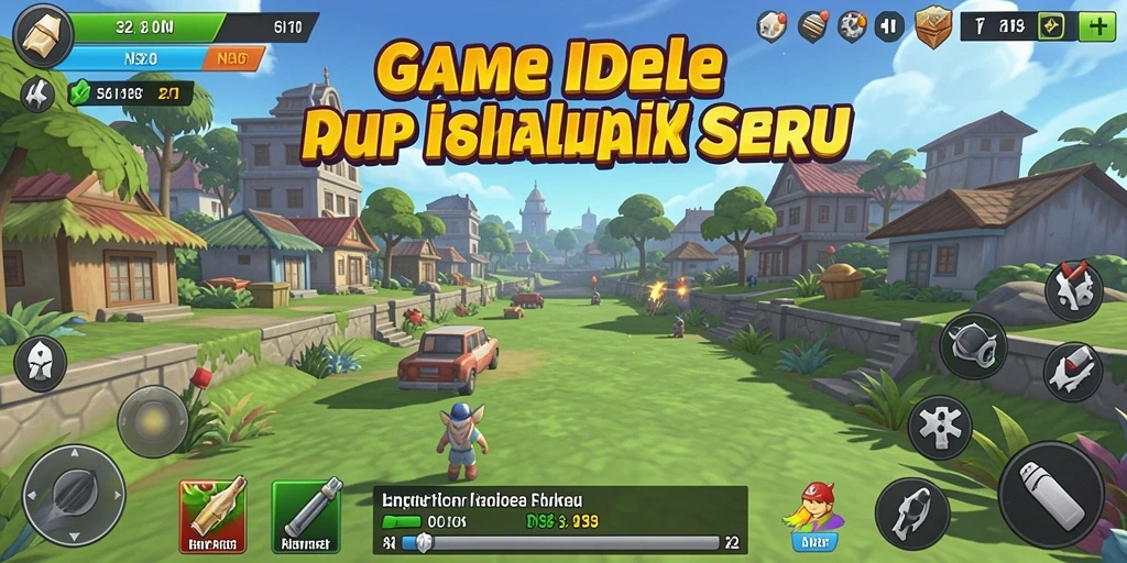 Tampilan gameplay N32 yang menarik dan penuh warna.