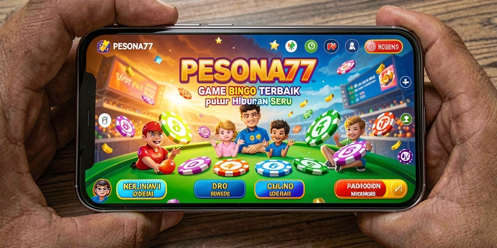 Screenshot utama PESONA77 menampilkan gameplay Bingo yang seru.