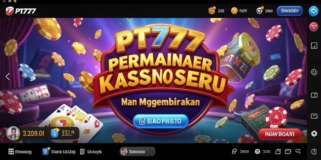 Gameplay seru dengan grafis memukau dari PT777.