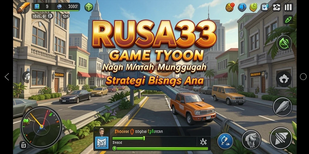 Gameplay RUSA33 yang mendebarkan dan interaktif di dunia Tycoon.