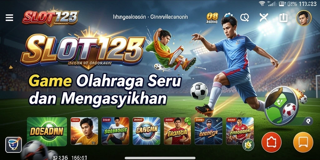 Tampilan menarik dari gameplay SLOT123 menampilkan pertandingan olahraga yang mengasyikkan.