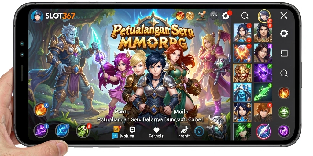 Tampilan gameplay SLOT367 yang menakjubkan dan epik dalam dunia MMORPG.