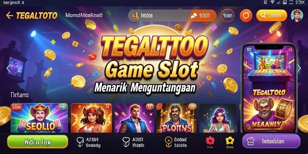 Gambaran gameplay seru di TEGALTOTO dengan grafis menyegarkan.