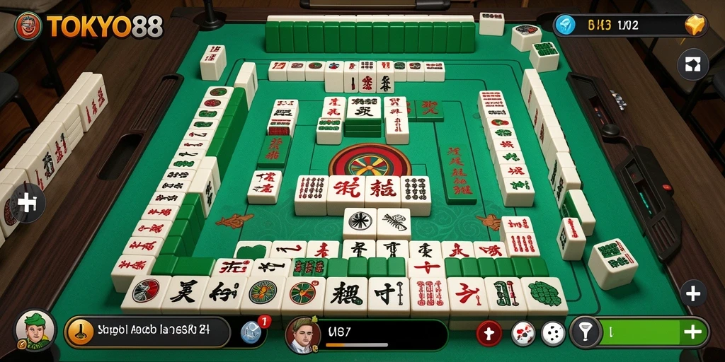 Tampilan menarik saat bermain Mahjong di TOKYO88.