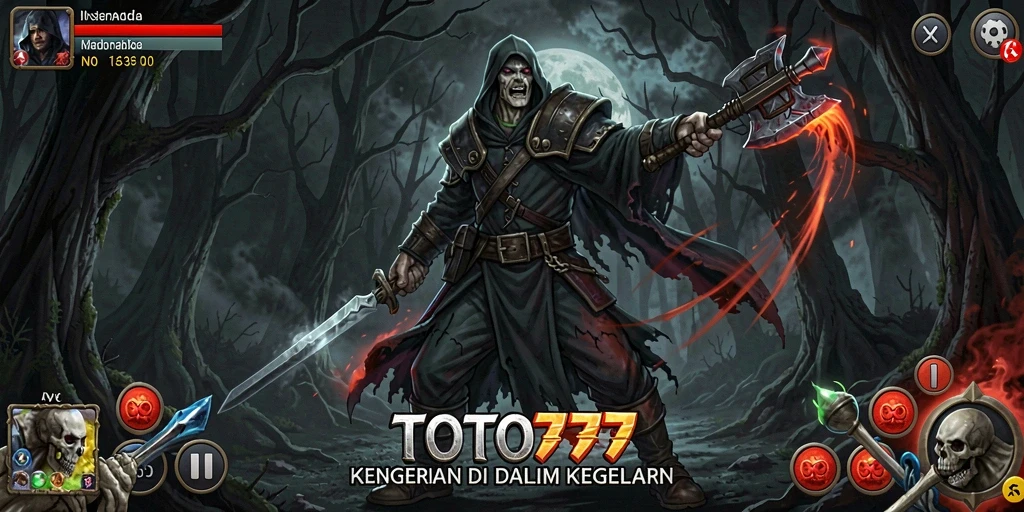 TOTO777 menampilkan gameplay horor yang menegangkan dan atmosfer mencekam.