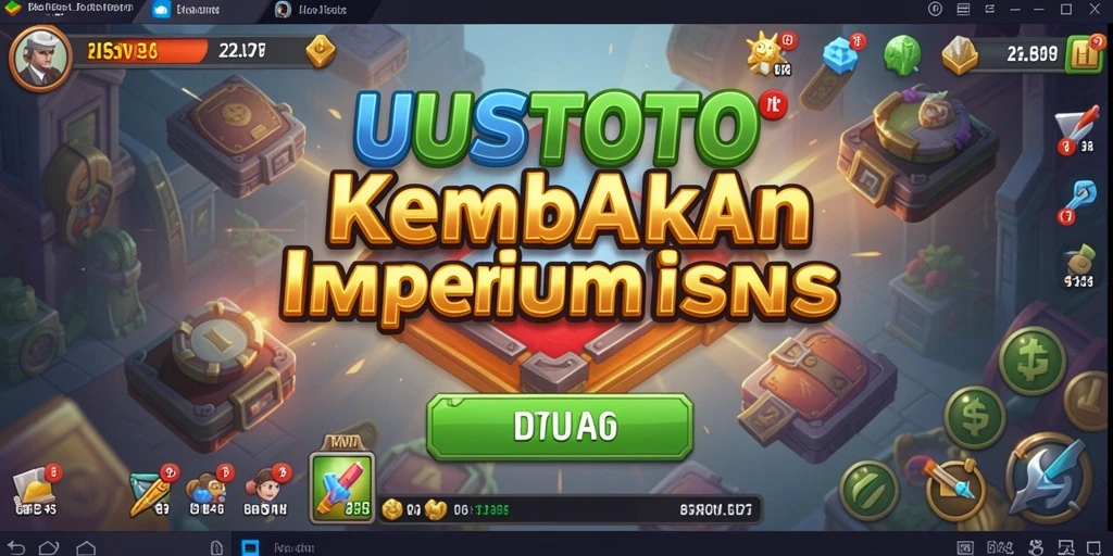 Tampilan gameplay UUSTOTO menunjukkan keseruan membangun bisnis.